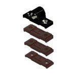 Kit gche haute alma ral 9005 noir - 240k - cer - 9005