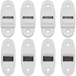 Kit de guidage de bande pour portes sectionnelles, 8 pi�ces avec brosses et galets, compatible largeur ...