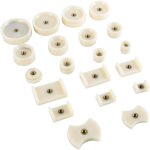 Kit horloger professionnel de 20 tasseaux en nylon compatible avec potence / presse compatible avec ouverture ...