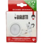 Kit joints + filtre 3 tasses f0800003 bialetti Kit joints + filtre 3 tasses f0800003 bialetti
