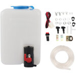 Kit de lave - glace universel, pompe de nettoyage, r�servoir d'essuie - glace 12v 1, 8 l - jeffergarden ...