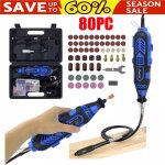 Kit mini ponceuse ponceuse outil multifonction 135w dremel avec outil d'�tui