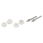 Cuivrinox - kits de montage simple, support droit pour poign�es de porte battante finition laiton