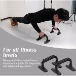 Kit de musculation abdominale 5 en 1 avec roue � ressort, barre de pompes, corde � sauter et genouill�re. ...