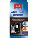 Kit de nettoyage - melitta - machines a expresso - anti calc et perfect clean - noir - grains de caf� ...