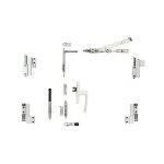 Kit oscillo - battant galicube 2 v fapim crmone gea - compas moyen 562  1200 mm - noir ral9005 - 1331gf37 ...
