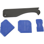 Kit d'outils de calfeutrage, dissolvant de mastic en silicone, pelle, grattoir de calfeutrage de ciment ...