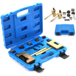 Kit d'outils de rivetage de cha�ne de distribution de moteur outil de rivetage en 13 parties pour cha�nes ...