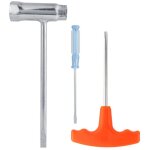 Kit d'outils pour tron�onneuse stihl ? cl�, tournevis et douille en m�tal ? 3 pi�ces