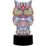 Kit de peinture diamant 5d � faire soi - m�me, lampe de chevet led, veilleuse pour enfants, �clairage ...