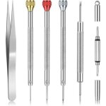 Kit petit tournevis precision pour horlogerie, ouvre boitier montre, kit outil montre pour remplacement ...