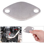 Kit de plaque d'obturation de valve avec joint 2pcs plaque d'obturateur de vanne egr valve blanking bloc ...