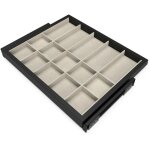 7029149 kit de plateau, 3 paniers d organisation et cadre de roulement soft close pour armoires, r�glable, ...