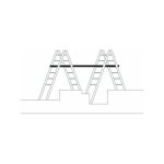 Matisre - kit plateforme tlescopique - echelle double tlescopique - hauteur de travail max 2. 75m ...