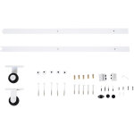 Kit de porte coulissante systme galandage pour porte paisseur 35 - 45 ou 40 - 45 mm longueur rail 1, ...