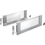 Kit profil tiroir d'insert avantech you inlay hauteur 187 mm - attaches fa�ade : sans - d�cor : anthracite ...
