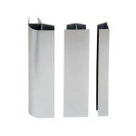 Kit raccord de plinthe lot de 4 noir