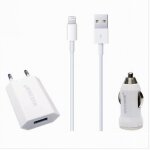 Kit de recharge de batteries cellulaire smartphone c�ble usb cellulaire maison voiture ms - t004