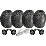 Kit de remorque - parnells - 22x11. 00 - 8 - 4 roues - attelage pivotant - pneus wanda p334