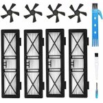 Kit de remplacement de filtre et de brosse lat�rale ultra - performants pour robots neato connected d3, ...