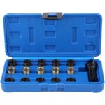Kit de r�paration de filetage de bougie d'allumage - ensemble de 16 pi�ces m14 x 1, 25 mm avec capuchons ...