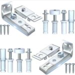 Kit de r�paration de mat�riel de porte pliante - 2 pi�ces de rechange pour portes de placard coulissantes ...