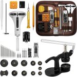 Kit de r�paration de montre + presse de bo�tier montre, ensemble d'outils de barre de ressort professionnel, ...