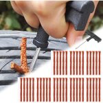 Kit r�paration pneu voiture, 40pcs bandes r�paration pneu, kit reparation pneu voiture, m�ches r�paration ...