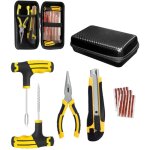 Kit reparation pneu voiture, outil complet pour vos crevaisons en cas d'urgence, kit de r�paration de ...