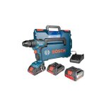 Kit sans fil bosch 18v: 1x visseuse - perceuse sans fil gsr 18v - 55 avec 2x 4, 0 procore bat. 1x chargeur ...