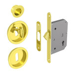 Slid'up by mantion - kit serrure à clés, poignée ronde, acier finition doré Slid'up by mantion - kit serrure à clés, poignée ronde, acier finition doré