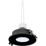 Kit spot encastrable inclinable Ø90mm (noir) + ampoule gu10 5, 4w - blanc froid Kit spot encastrable inclinable Ø90mm (noir) + ampoule gu10 5, 4w - blanc froid
