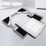 Kit de superposition universel cadre avec tablette coulissante, kit de superposition machine � laver ...