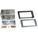 Adnauto - kit support autoradio compatible avec audi a4 seat exeo anthracite