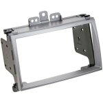 Kit support autoradio compatible avec hyundai i20 argent