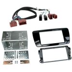 Adnauto - kit support autoradio compatible avec seat ibiza noir brillant Adnauto - kit support autoradio compatible avec seat ibiza noir brillant