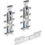 Kit de suspension encastr� emuca levelup 3 pour modules hauts avec plaque, acier zingu�