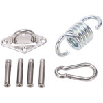 Kit de suspension pour hamac au plafond avec boucle en forme de diamant, support d'accroche 250kg pour ...
