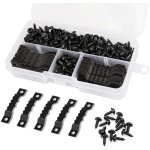 Kit de suspension pour tableaux comprenant 100 crochets � double trou et 200 vis de fixation pour cadres, ...