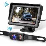 Kit de syst�me de cam�ra de recul sans fil pour voiture / camion / fourgonnette / camionnette / rv 4. ...