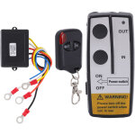 Kit de t�l�commande de treuil sans fil avec r�cepteur 12v 24v 75ft accessoire universel longue port�e ...