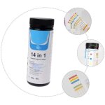 Kit de test d'eau potable 14 en 1 test de qualit� de l'eau pour puits et eau du robinet 50 / 100 pi�ces ...