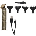 Kit tondeuse de pr�cision sans fil pour barbe et cheveux 6 accessoires