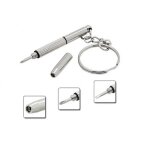 Kit de tournevis pour lunettes porte - cl�s portable en acier inoxydable 3 en 1 lunettes de soleil r�paration ...