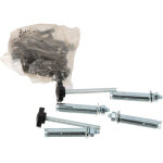 Kit visserie complet - pour �tabli d'atelier pliable mural - pi�ce de rechange pour ref oxeo 760453