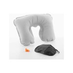 Kit voyage confort, masque pour les yeux, bouchon d'oreille anti - bruit, coussin pour cervical Kit voyage confort, masque pour les yeux, bouchon d'oreille anti - bruit, coussin pour cervical