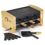 Kitchenchef ? appareil � raclette 6 po�lons ? puissance 900 w ? plaque grill antiadh�sive ? thermostat ...