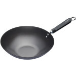 World of flavors wok oriental, acier, gris, 30 cm