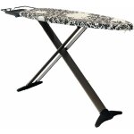 Table à repasser tiffany noir aluminium 130x47cm Table à repasser tiffany noir aluminium 130x47cm
