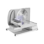 Trancheuse electrique 150w gris corps en fonte d'alu lame 197cm chariot 116. 5 x 18. 5cm - kitchenchef ... Trancheuse electrique 150w gris corps en fonte d'alu lame 197cm chariot 116. 5 x 18. 5cm - kitchenchef ...